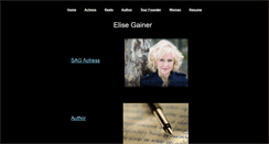 Desktop Screenshot of elisegainer.com